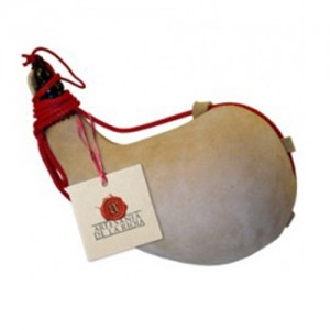 BOTA DE VINO ARTESANA CURVA PEZ1 litro Algodón Burdeos