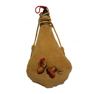  BOTA DE VINO BORDADA BOTAS MONTE1 litro Burdeos